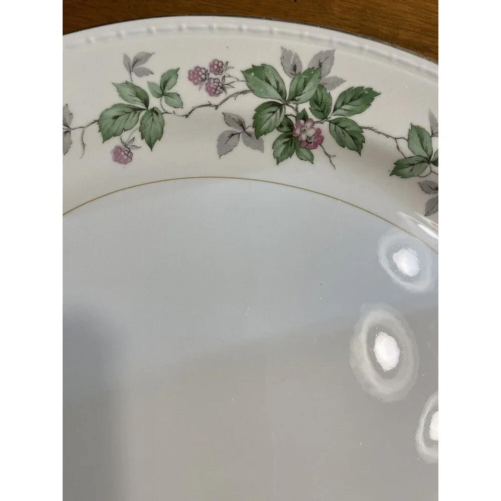 Vintage Homer Laughlin Eggshell Georgian Floral 14” Serving Plate Platter